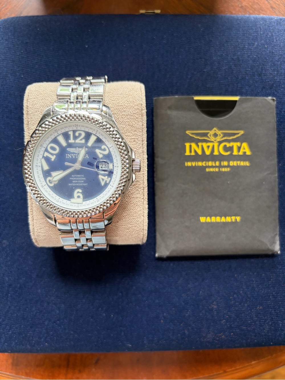 Invicta Silver Stainless Steel Automatic Watch